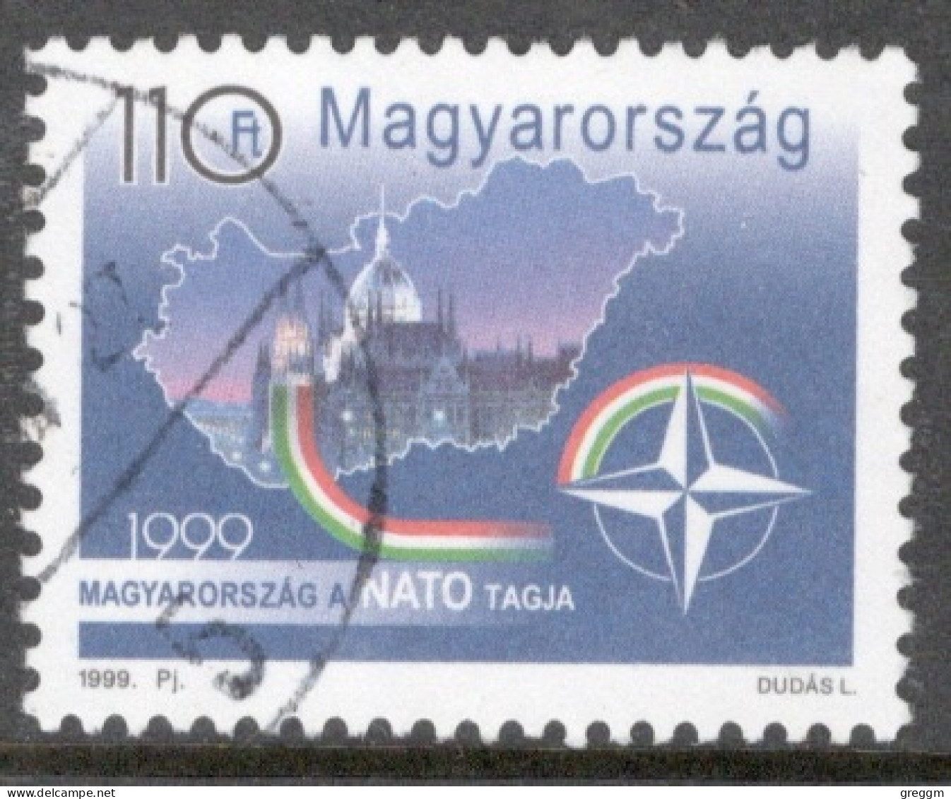 Hungary 1999  Single Stamp Celebrating Acession To NATO In Fine Used - Gebruikt