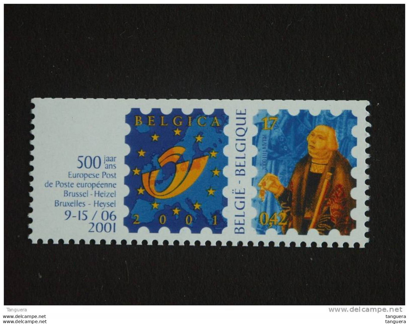 België Belgique 2000 Belgica 2001 EXPO Turn & Tassis 500 Jaar Europese Post Rolzegel Rouleau 2932 R97 MNH ** - Coil Stamps