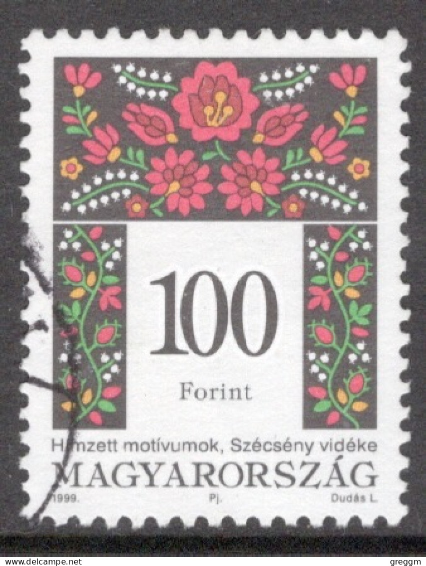 Hungary 1999  Single Stamp Celebrating  Folklore Motives In Fine Used - Oblitérés