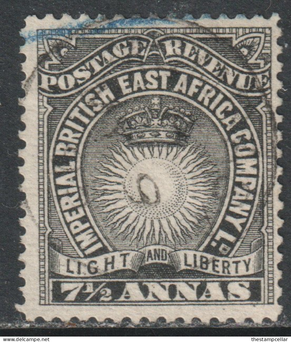 KUT East Africa Scott 22 - SG30, 1895 Sun And Crown 7.1/2a Used - Brits Oost-Afrika