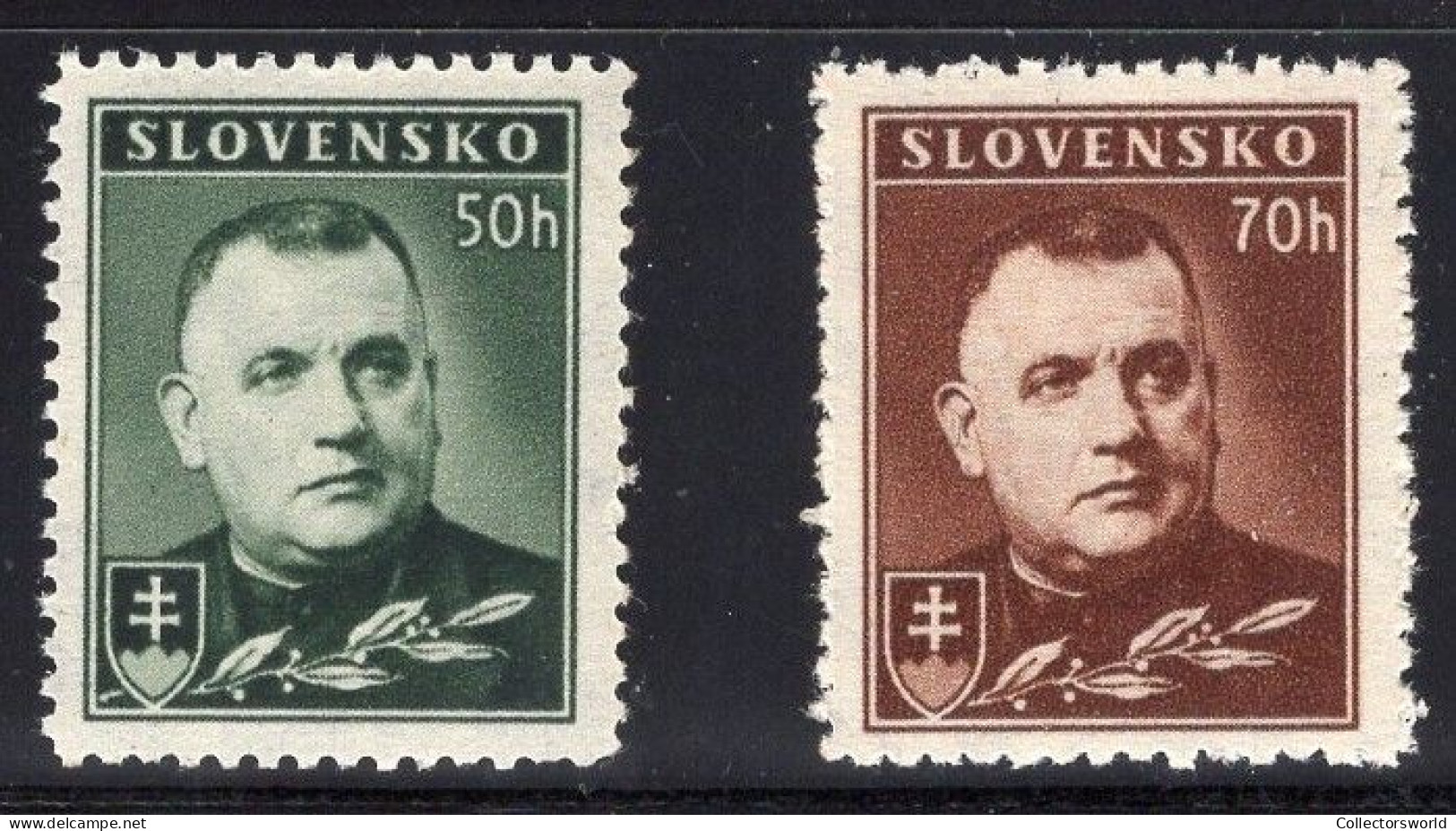 Slovakia Slovensko Serie 2v 1939 Josef Tiso MNH - Ongebruikt