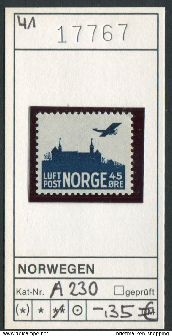 Norwegen 1941 - Norway 1941 - Norvege 1941 - Norge 1941 - Michel A230 / A 230 - ** Mnh Neuf Postfris - - Ungebraucht