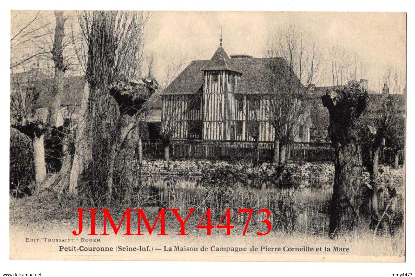 CPA - Petit-Couronne (Seine-Inf.) La Maison De Campagne De Pierre Corneille ( Canton De Grand Quevilly ) Toussaint - Le Grand-Quevilly