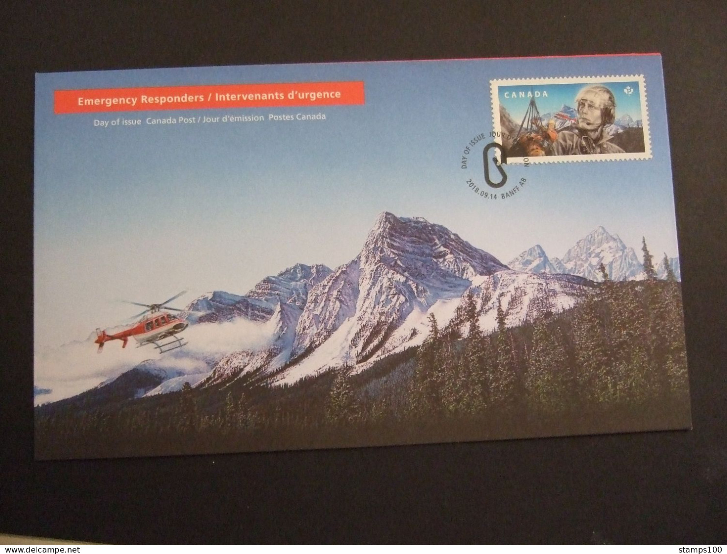 CANADA FDC. 2014 EMERGENCY RESPONDERS  SEARCH AND RESCUE  CTO. MAP 17. TVN - 2011-...