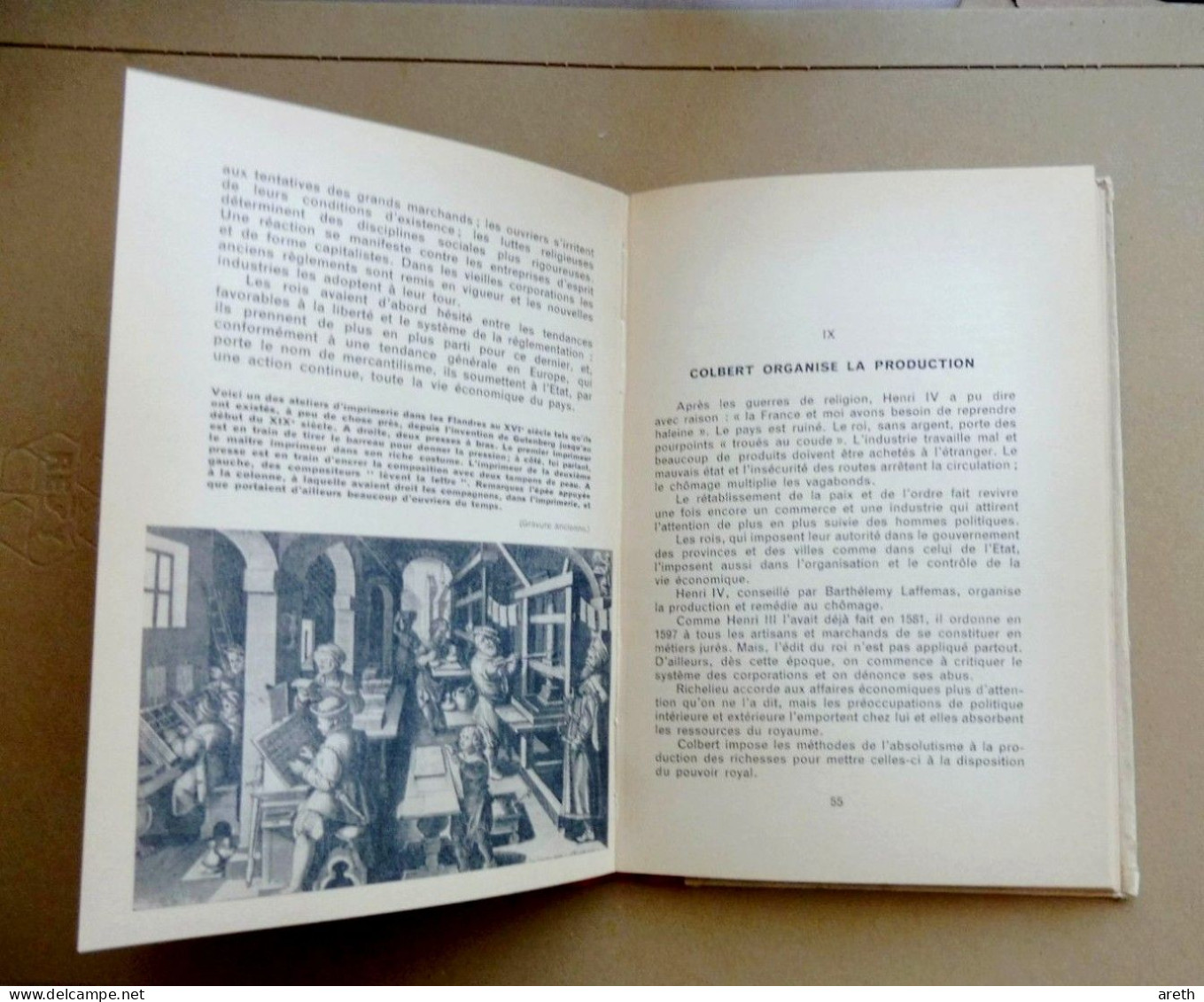 E. Coornaert, J. Sauzeau - LES HOMMES AU TRAVAIL  De La Pierre Taillée Au Triomphe Des Machines -  1949 - 12-18 Años