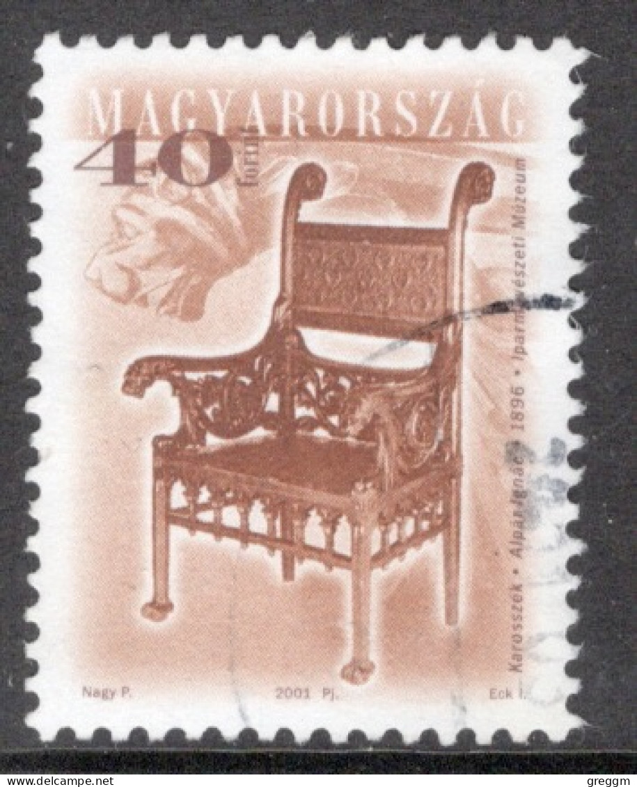 Hungary 2001  Single Stamp Celebrating Furniture In Fine Used - Gebruikt