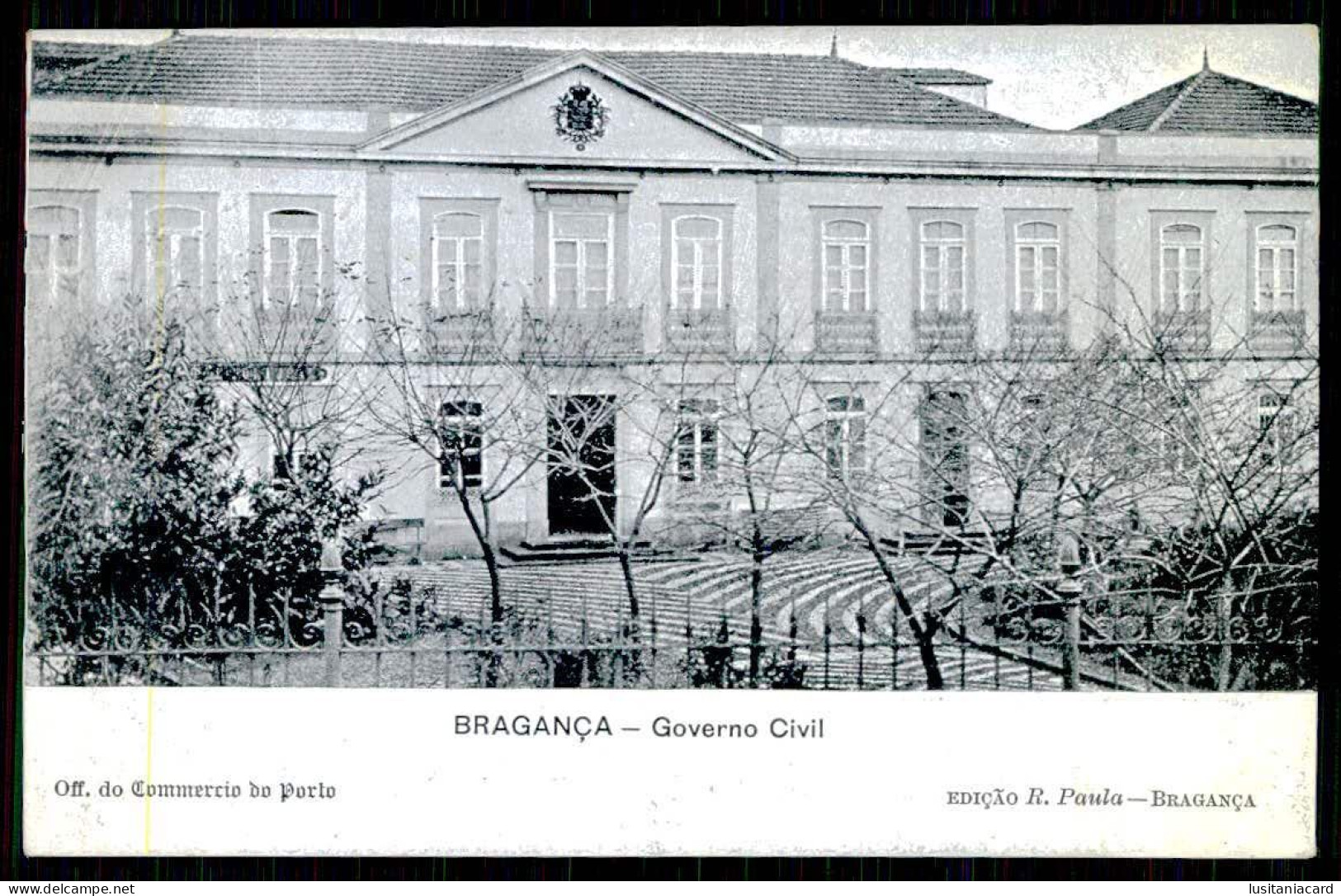 BRAGANÇA - Governo Civil. ( Ed. R.Paula - Off. Do Commercio Do Porto) Carte Postale - Bragança