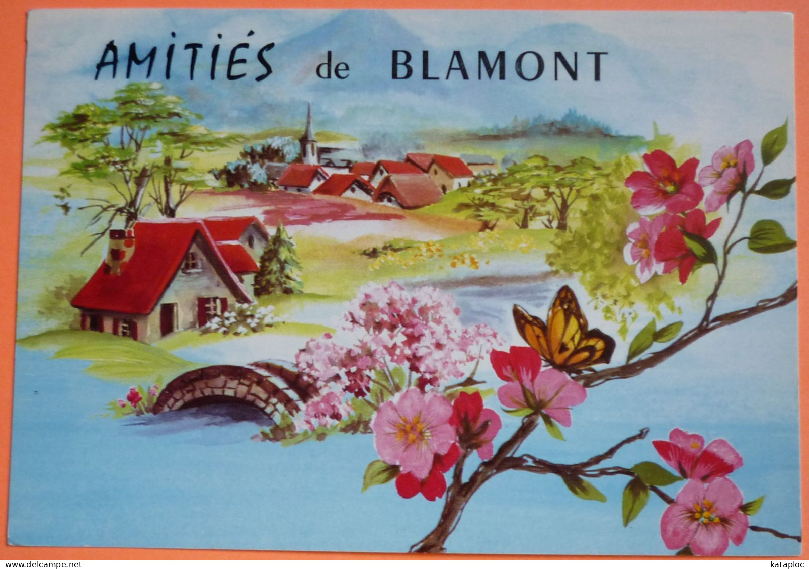 CARTE BLAMONT - 54 - AMITIES DE BLAMONT - SCANS RECTO VERSO - 3 - Blamont