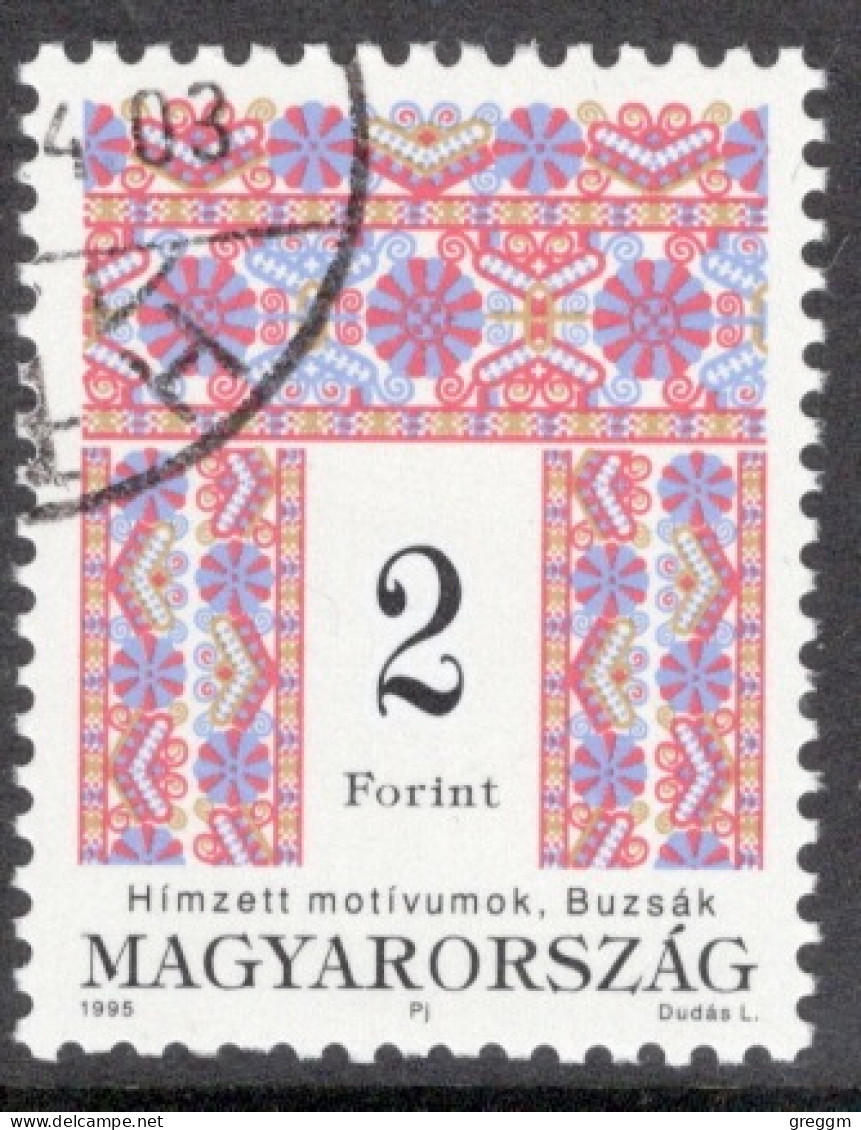 Hungary 1995  Single Stamp Celebrating  Folklore Motives In Fine Used - Usado