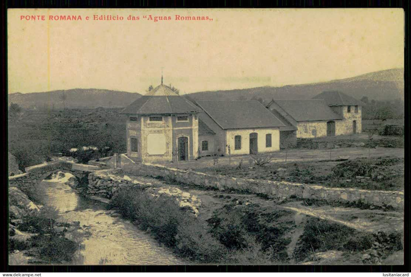 VILA POUCA DE AGUIAR - "Aguas Romanas" ( 13 POSTAIS + ENVELOPE) ( Ed. Aguas Romanas) carte postale