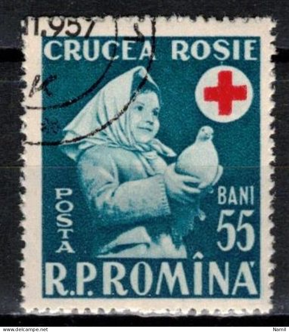 Roumanie 1957 Mi 1665 (Yv 1535), Obliteré - Usado