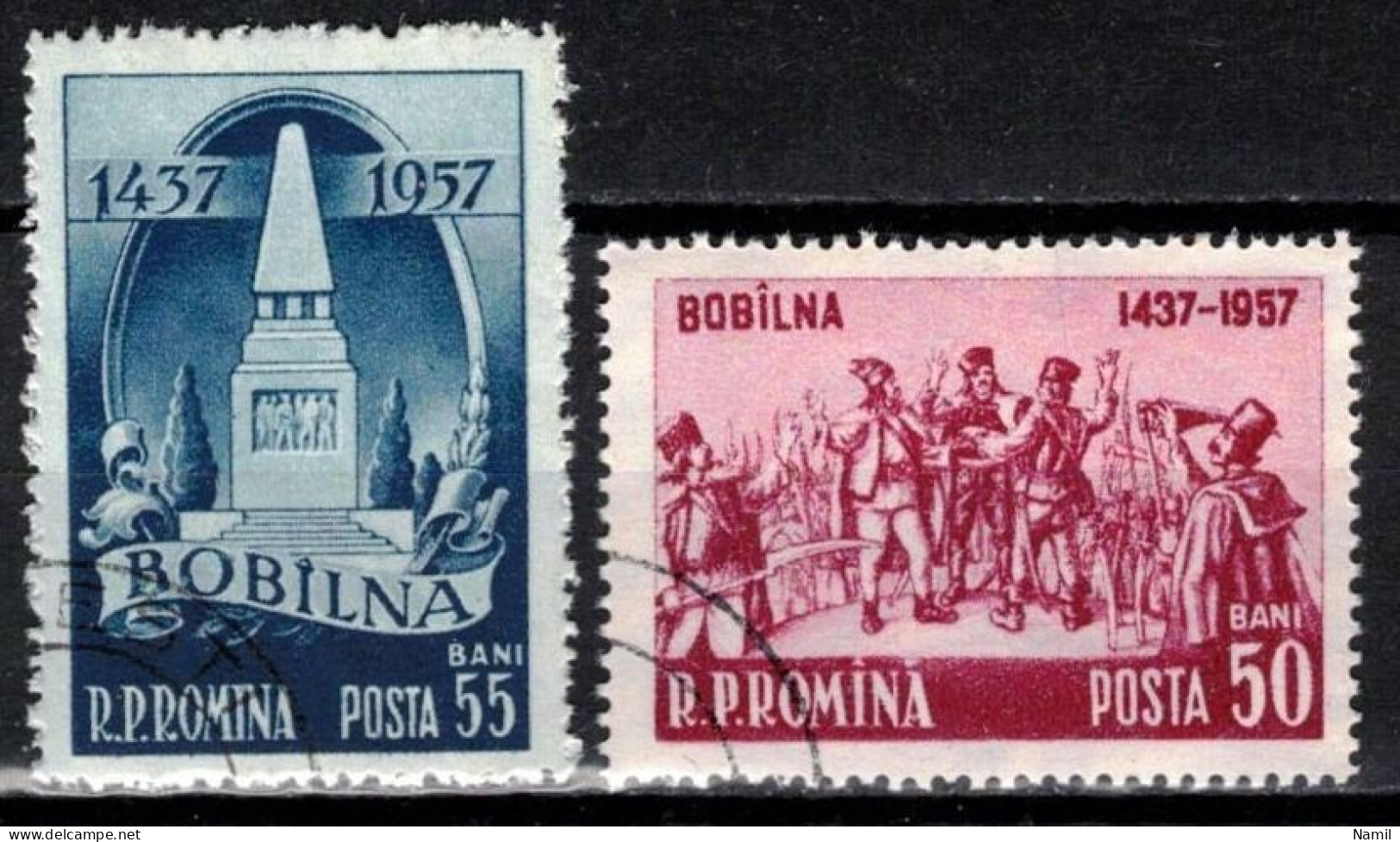 Roumanie 1957 Mi 1681-2 (Yv 1548-9), Obliteré - Used Stamps