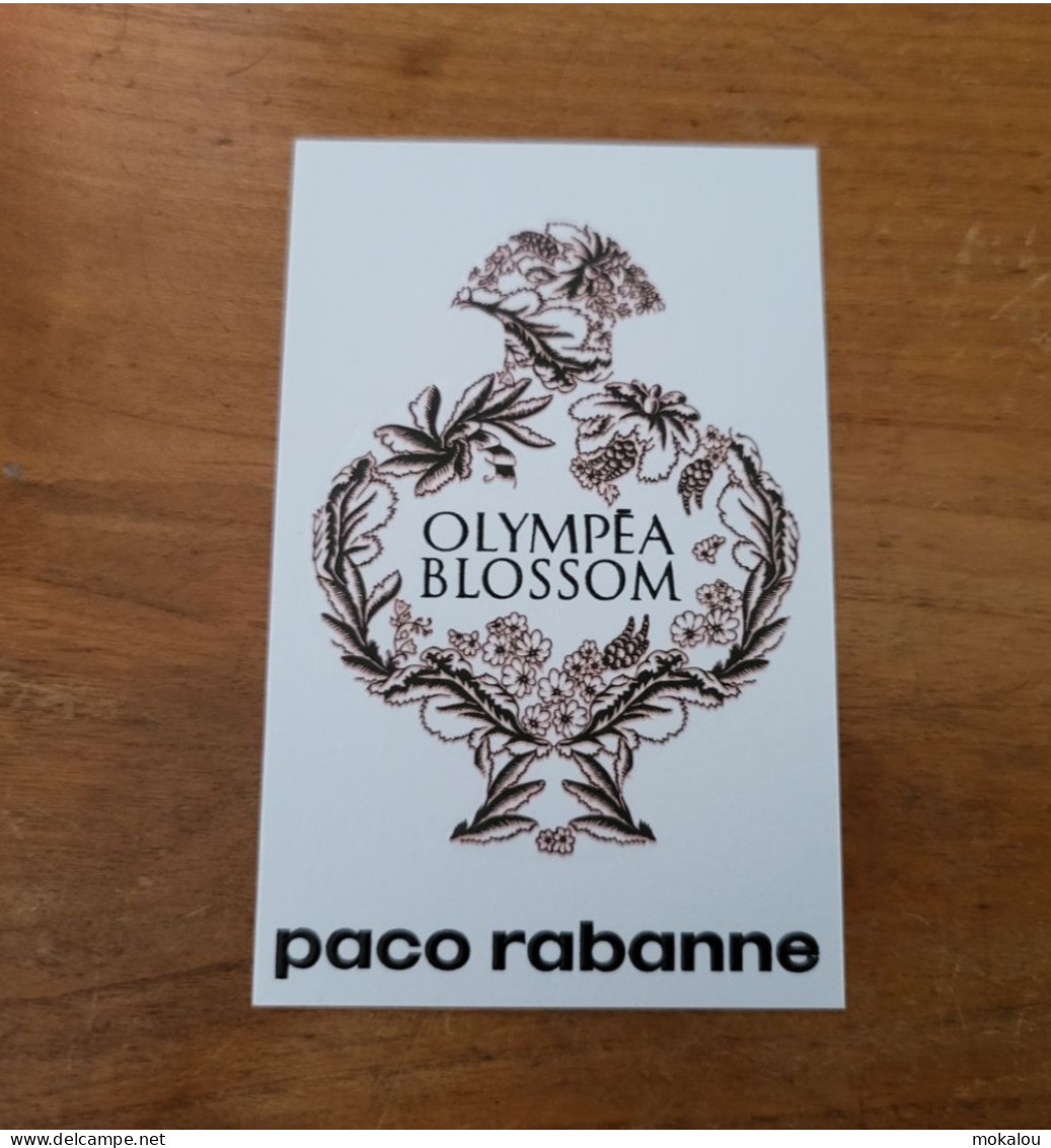 Carte Paco Rabanne Olympea Blossom - Modernes (à Partir De 1961)