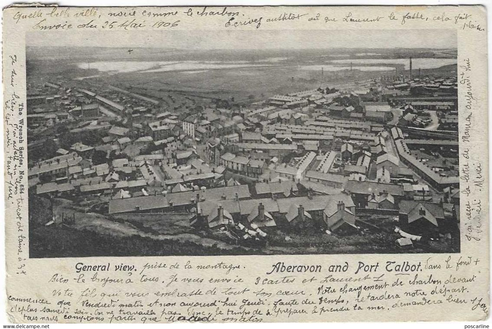 Wales, Glamorgan, Aberavon And Port Talbot ,1906, 2 Scans - Glamorgan