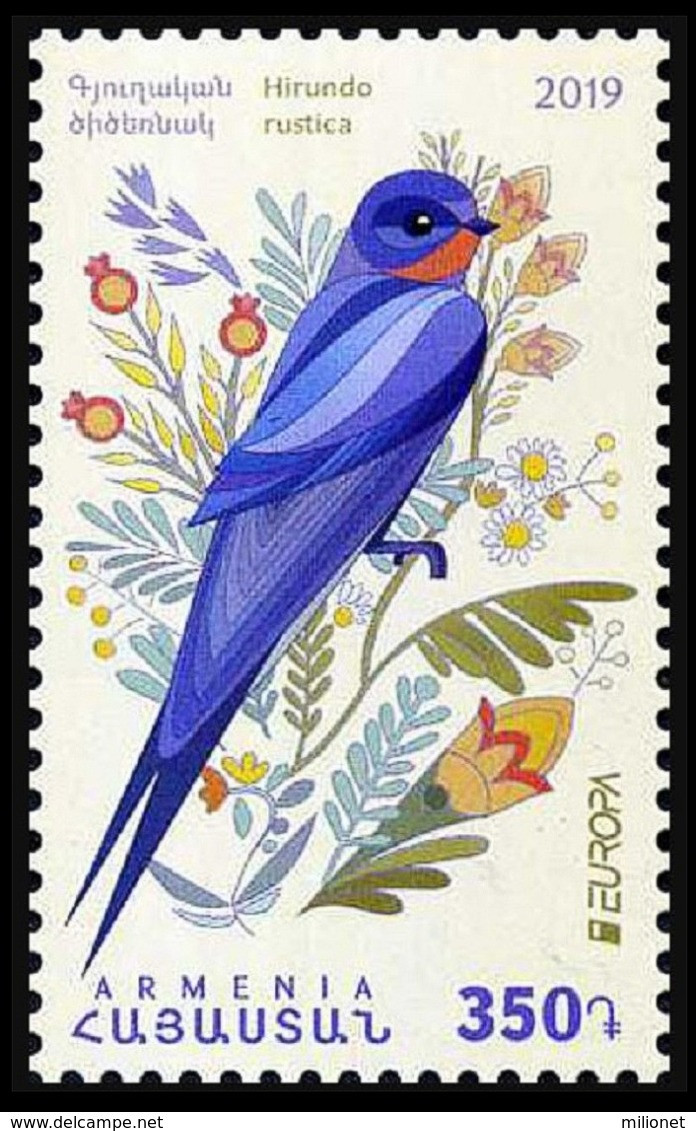 SALE!!! ARMENIA ARMENIE ARMENIEN 2019 EUROPA CEPT BIRDS 1 Stamp MNH ** - 2019