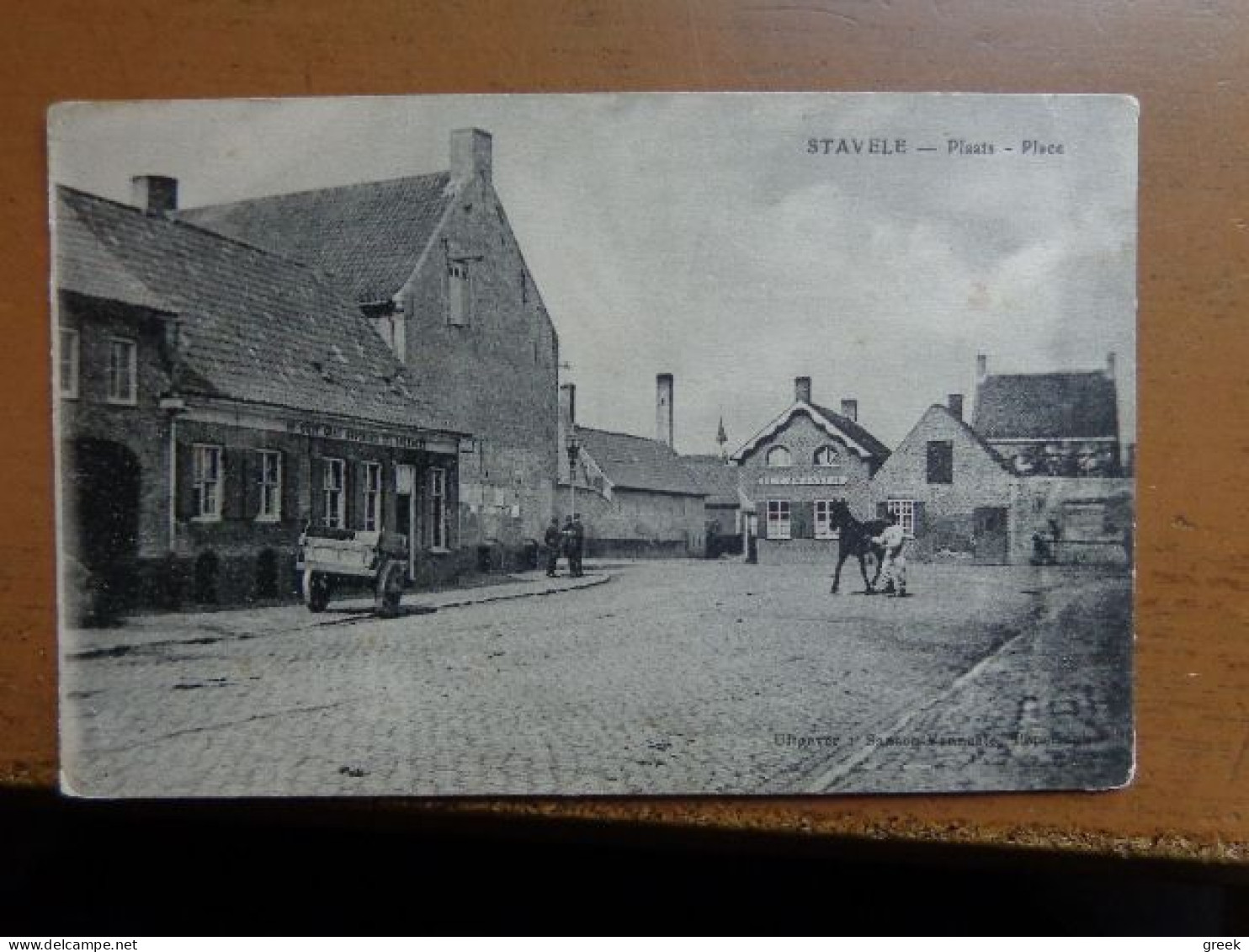 3 Kaarten Van Stavele: Rue De Crombeke (1915) + Fentinelles Sur Le Pont De L'Yser + Plaats - Alveringem