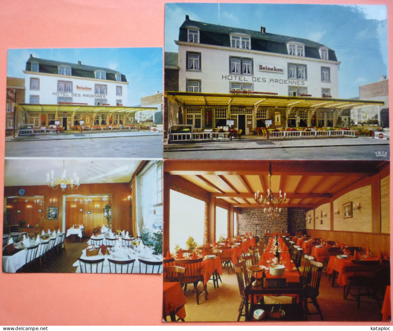 LOT 3 CARTES BELGIQUE - HAN SUR LESSE - HOTEL DES ARDENNES - SCAN RECTO/VERSO - Rochefort