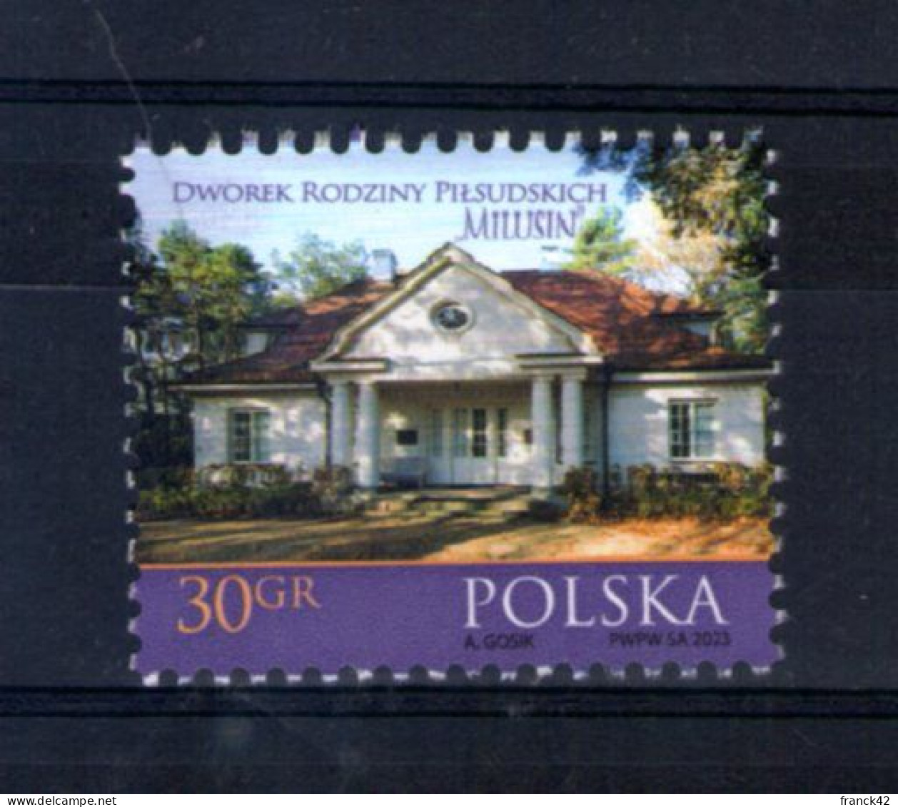 Pologne. Patrimoine Architectural. Manoir De La Famille Pilsudski. 2023 - Unused Stamps