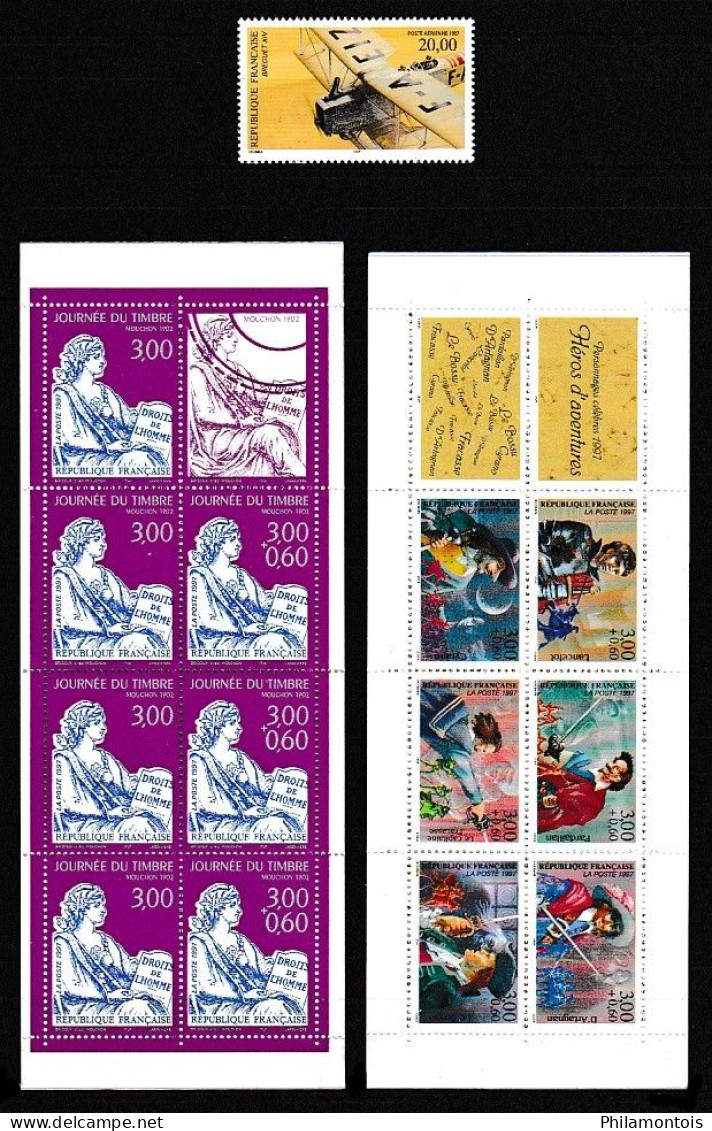 FRANCE - Année Complète 1997 Avec Poste Aérienne, Carnets - Neufs N** - Très Beaux - Vendus Sous Valeur Faciale. - 1990-1999