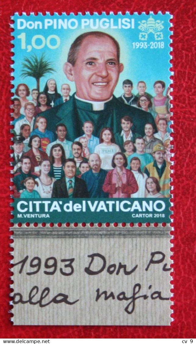 Don Pino Puglisi 2018 Mi 1925 Yv 1778 POSTFRIS / MNH / ** VATICANO VATICAN - Unused Stamps