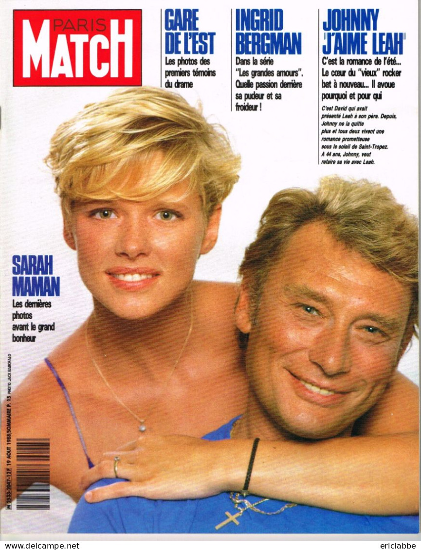 Lot 19 PARIS MATCH Johnny Hallyday Années 1984 à 1991