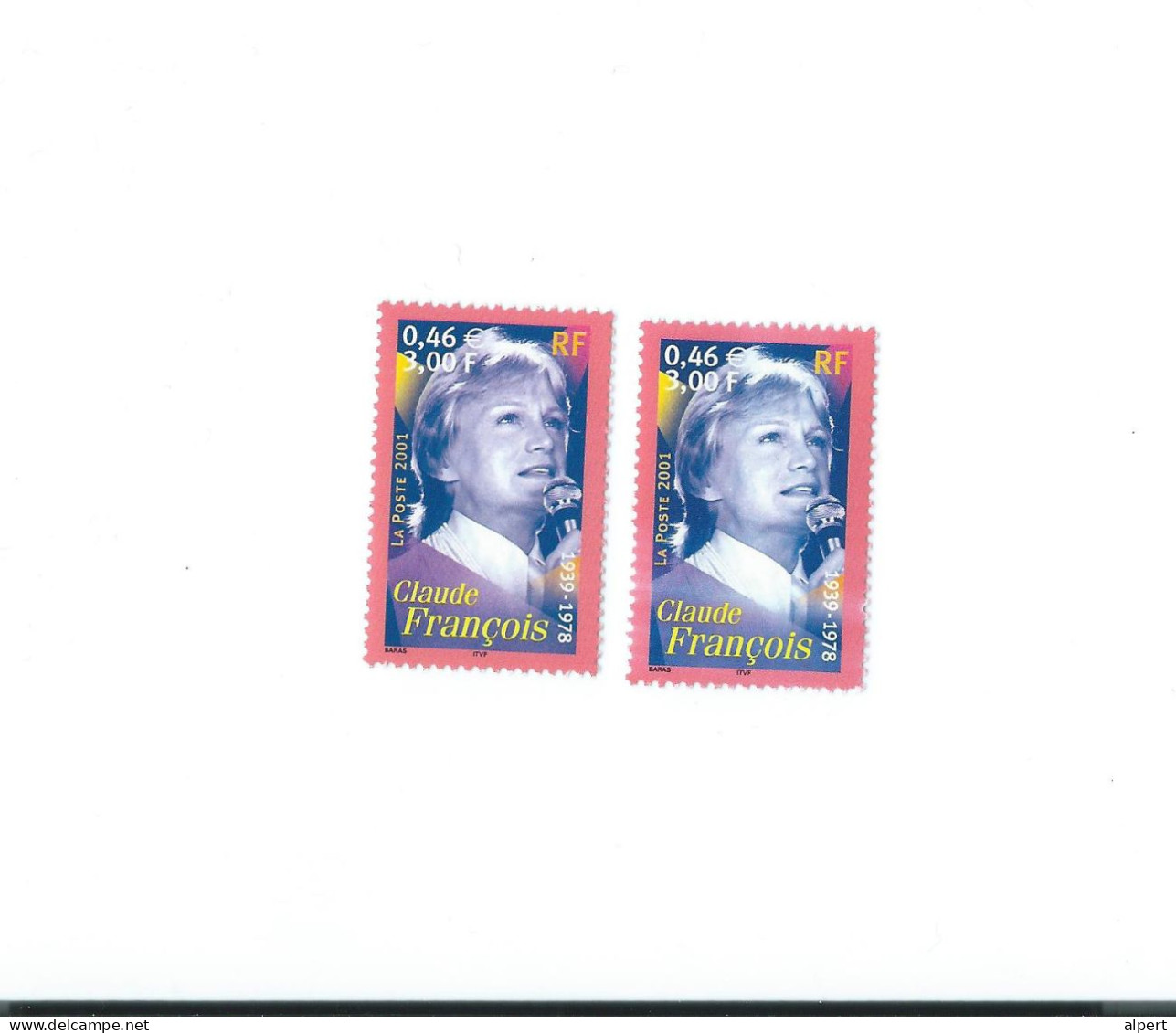 3391 2 Nuances. - Unused Stamps