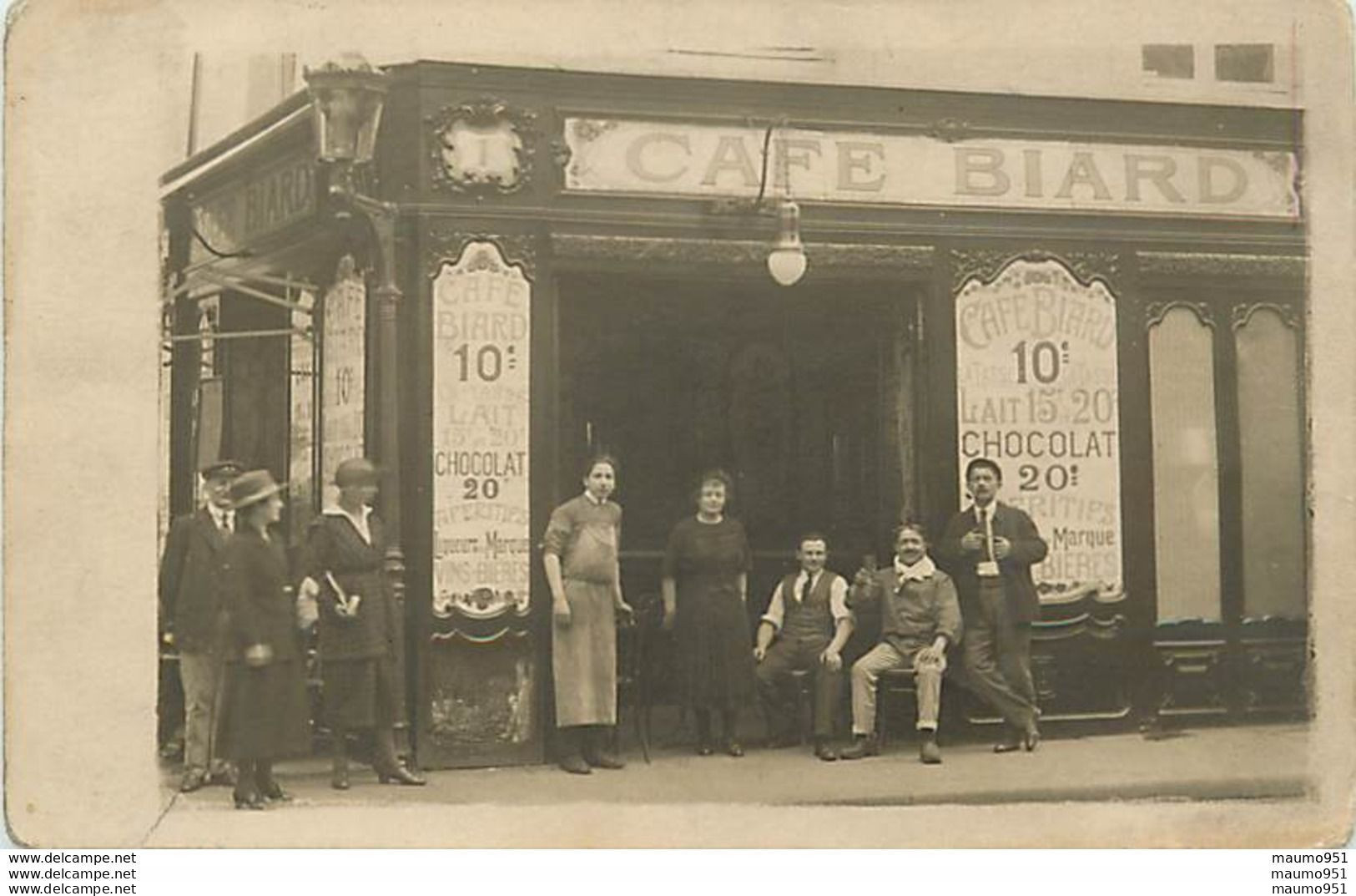 75 PARIS . CAFE BIARD 1 BOULEVARD DE DENAIN - Restaurantes