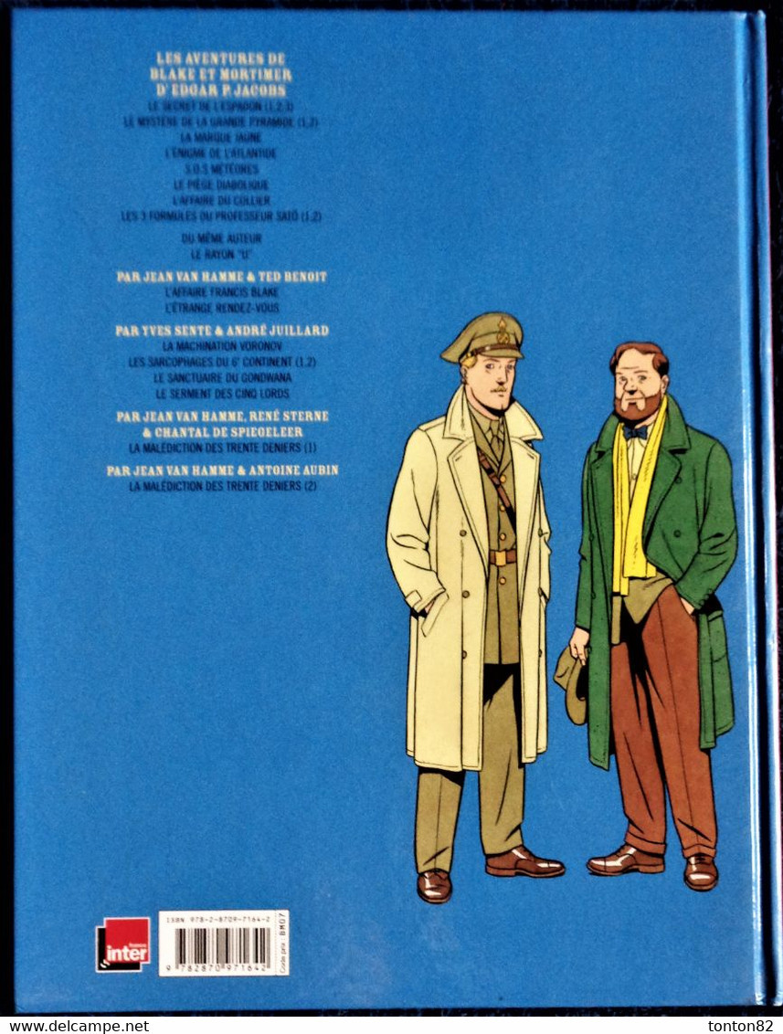 Y. Sente - A. Julliard - " Le Serment Des Cinq LORDS "  - Les Aventures De Blake Et Mortimer - 21 - ( EO 2012 ) . - Blake Et Mortimer