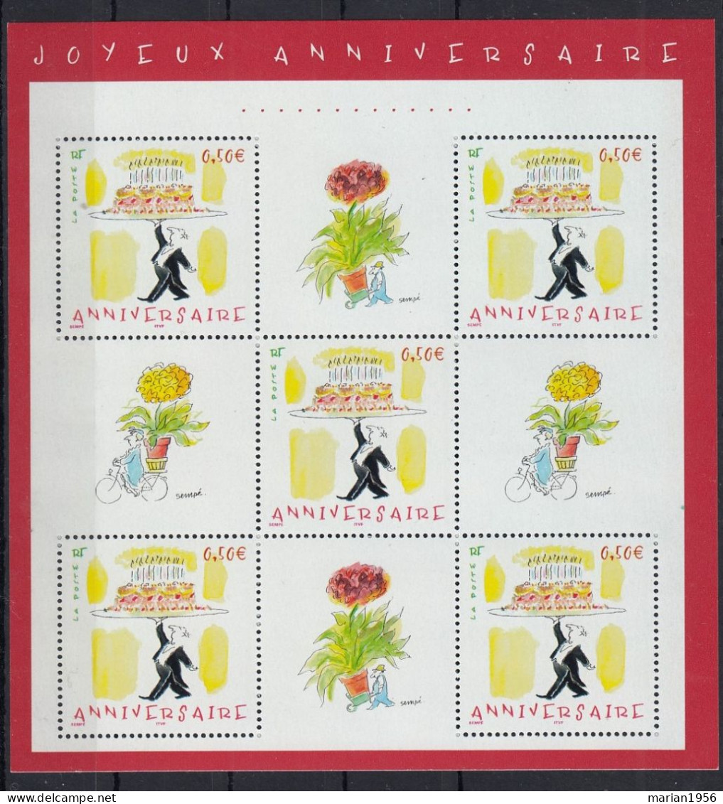 France - JOYEUX ANNIVERSAIRE - BF- MNH - Other & Unclassified