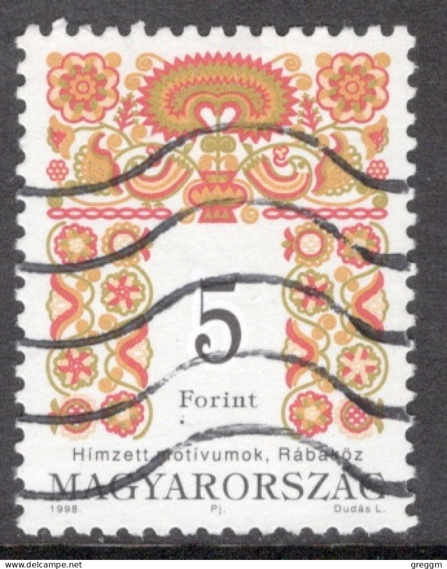 Hungary 1998  Single Stamp Celebrating Folklore Motive In Fine Used - Gebruikt