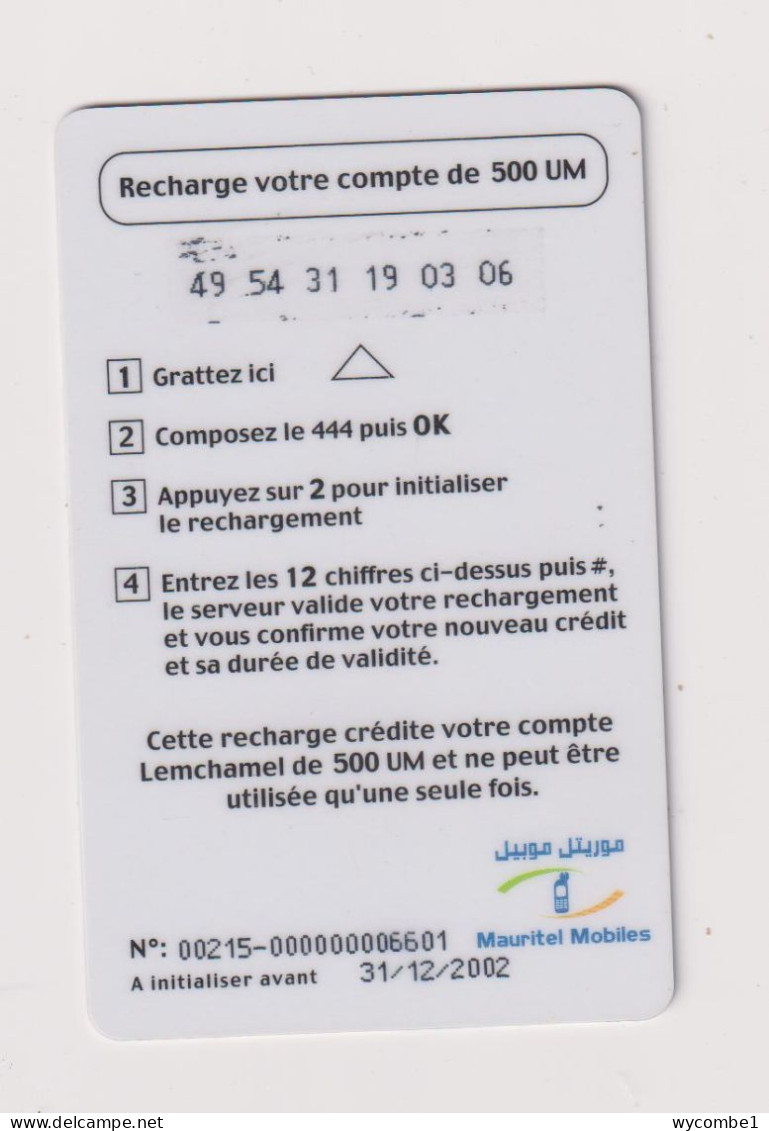 MAURITANIA -  Irrigation Channel Remote  Phonecard - Mauritanien