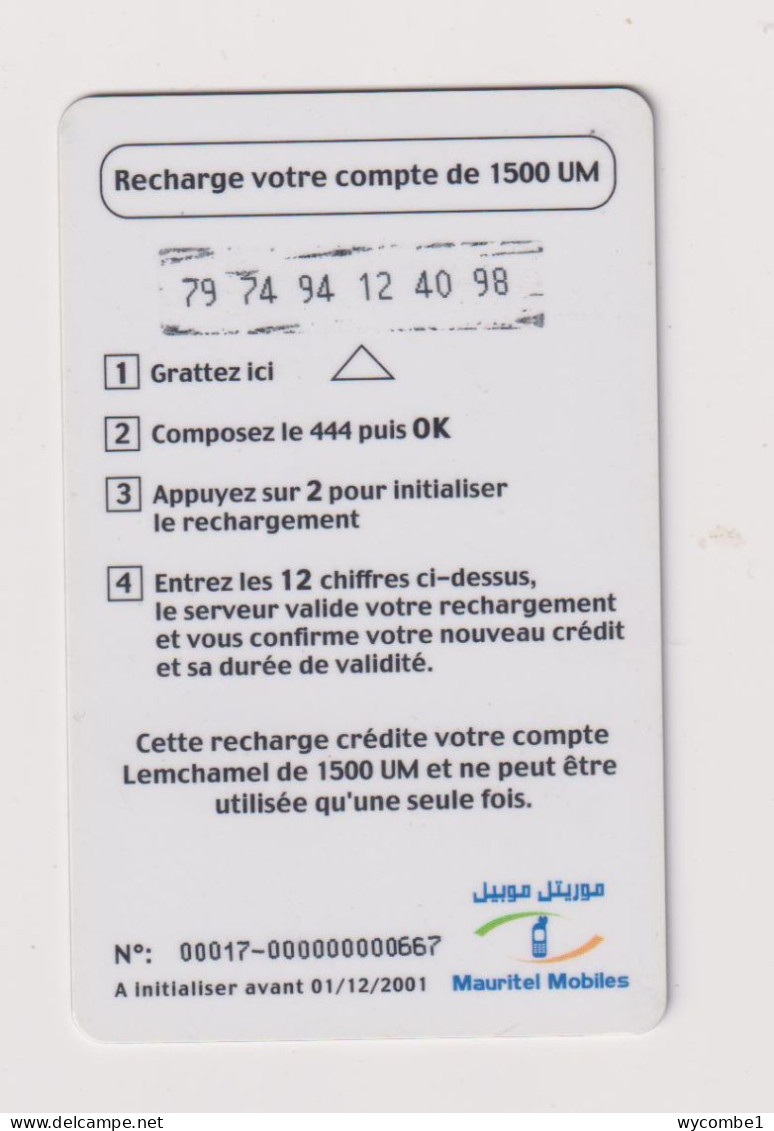 MAURITANIA -  Oasis And Sand Dunes Remote  Phonecard - Mauritanië