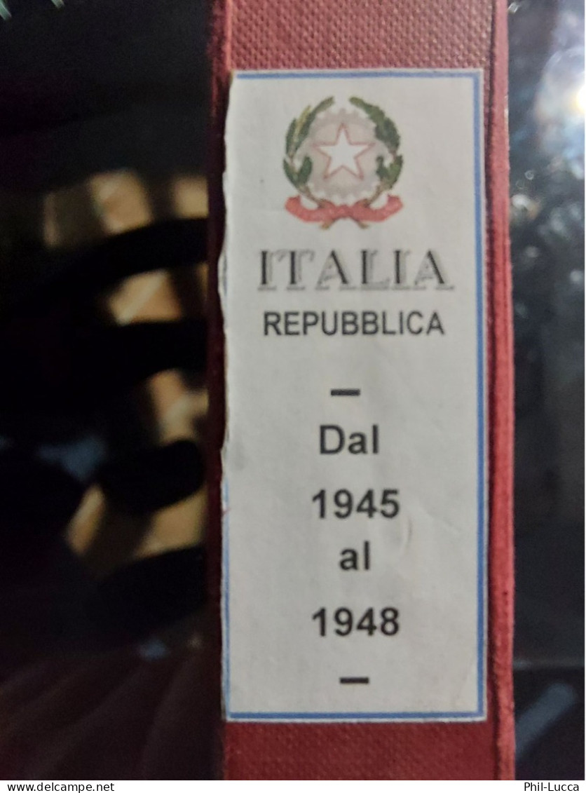 Repubblica Italiana | Accumulazione Usata | Lotto "SUPER 10" | Emissioni 1945/48 + Rep. Romana - Colecciones