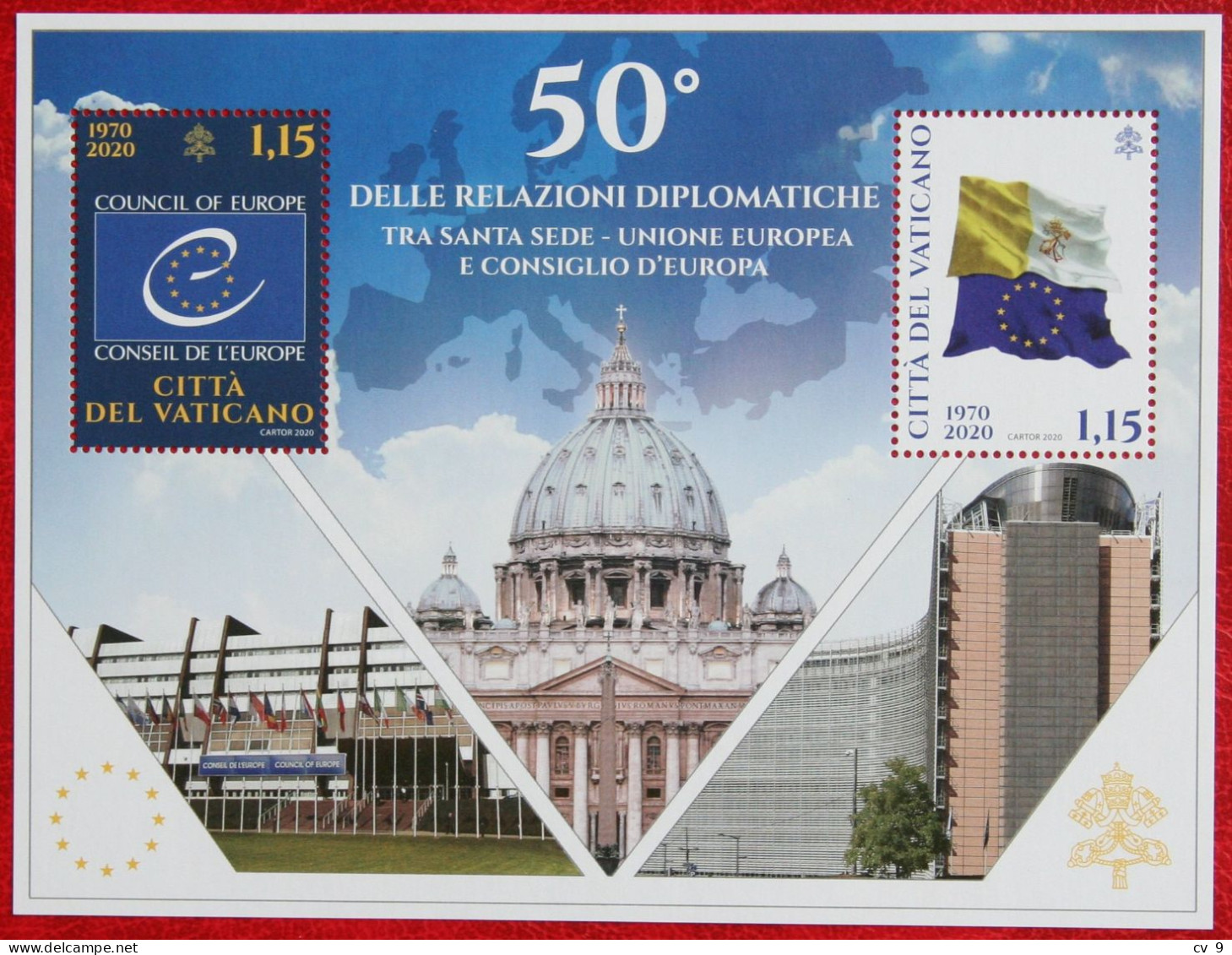 Diplomatic Relations 2020 Mi - Yv - POSTFRIS / MNH / ** VATICANO VATICAN - Unused Stamps