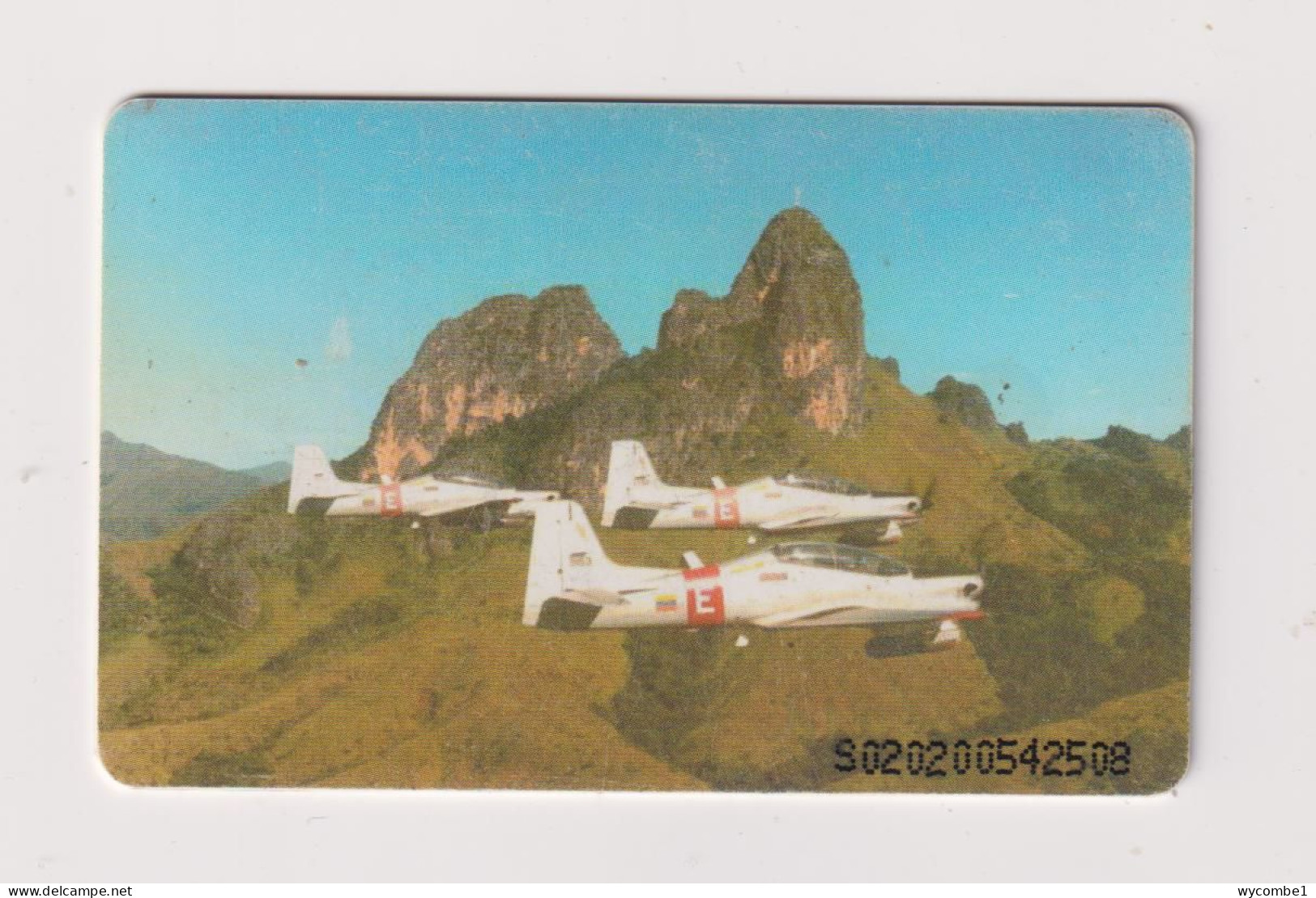 VENEZUELA -  Tuscana T-27 Aircraft Chip  Phonecard - Venezuela