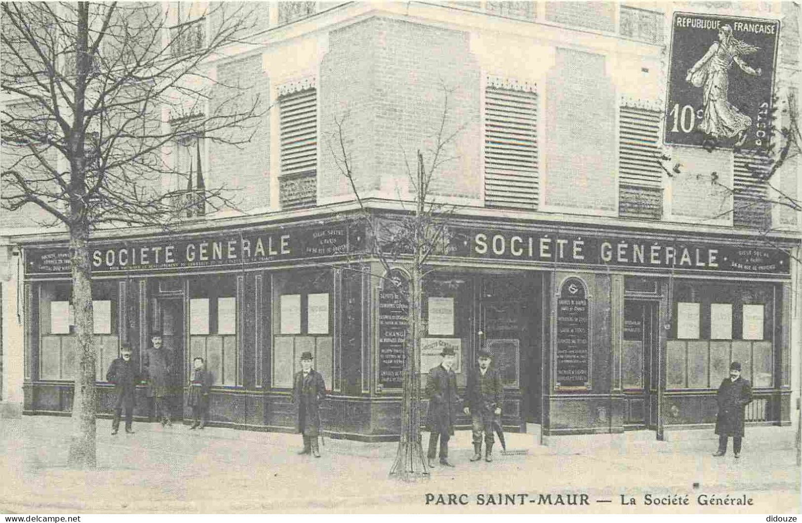 Reproduction CPA - 75 Paris - Parc Saint Maur - La Société Générale - Images Du Temps Passé - 8 - Carte Offerte Par La S - Sin Clasificación