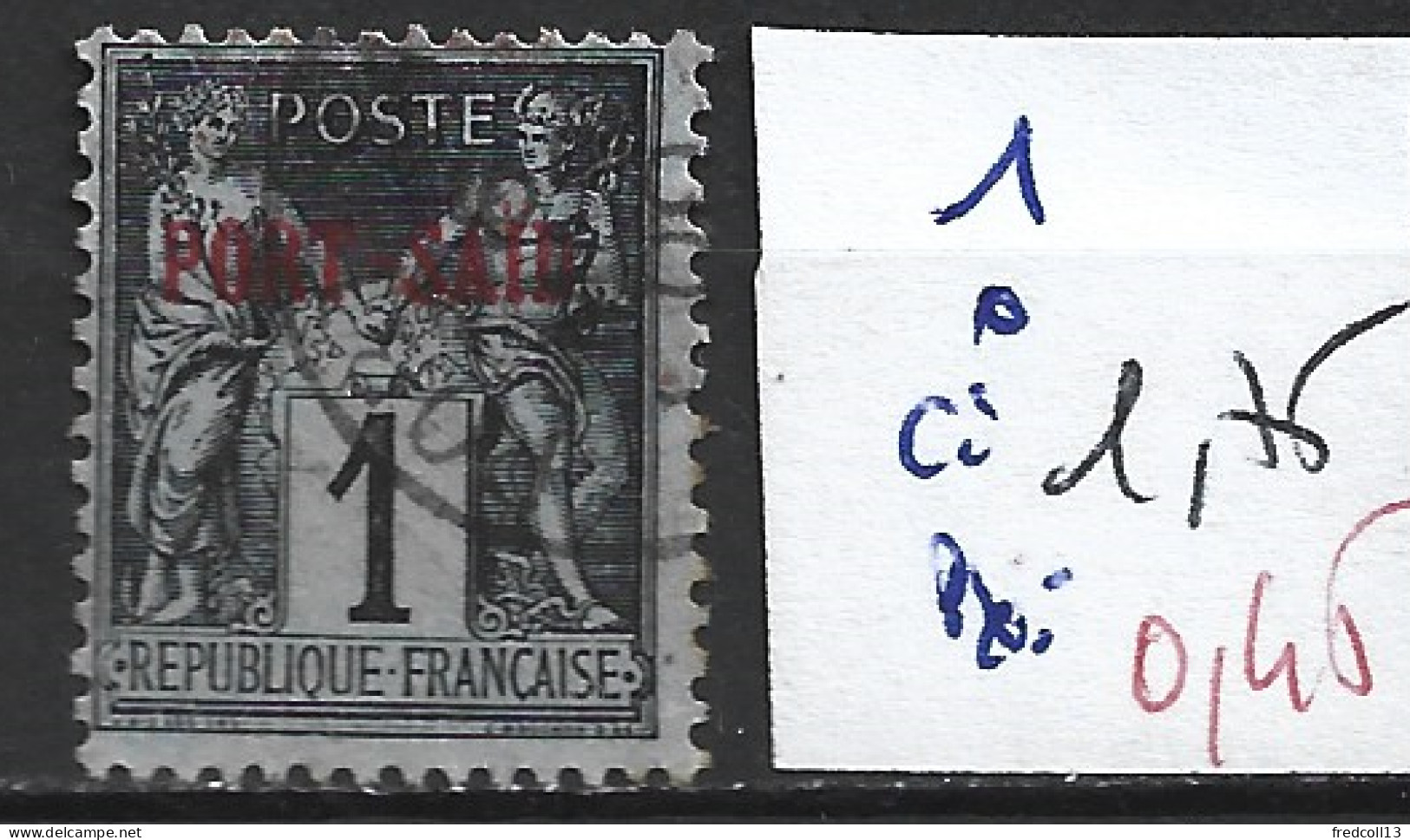 PORT-SAÏD 1 Oblitéré Côte 1.75 € - Used Stamps