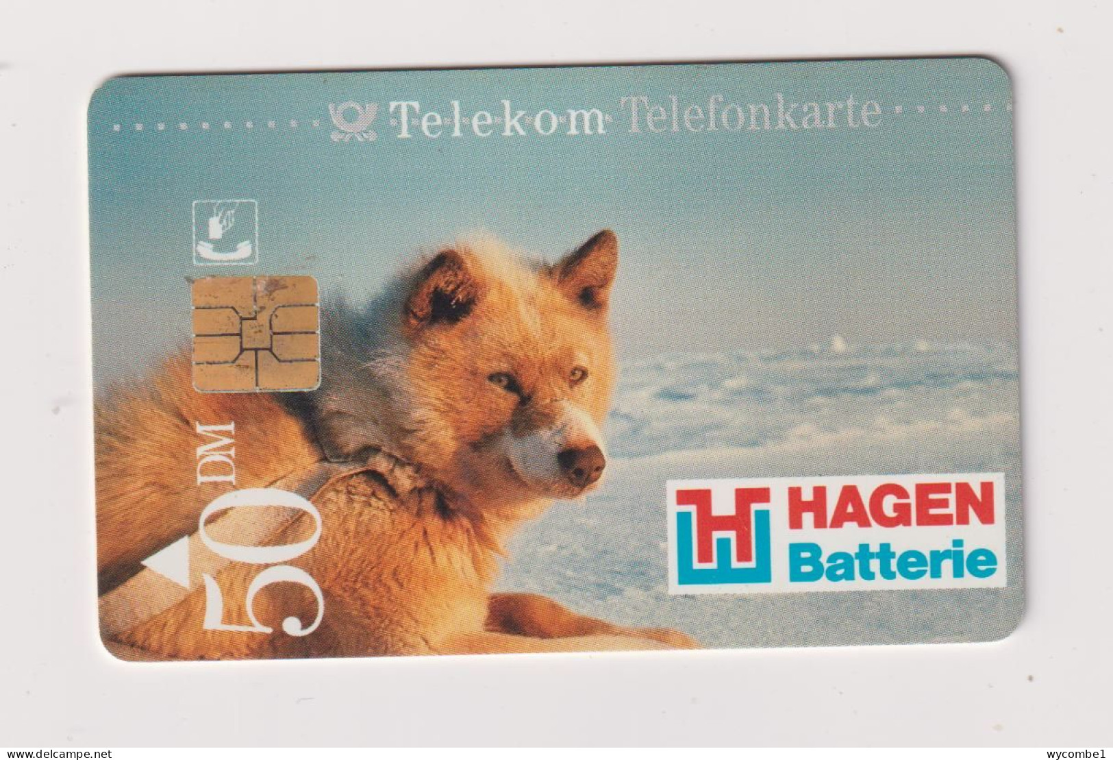 GERMANY -  Hagen Batteries Dog Chip  Phonecard - Other & Unclassified