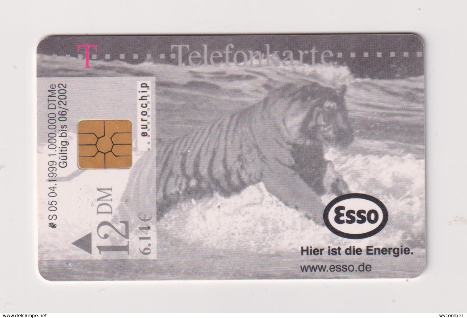 GERMANY -  Esso Tiger Chip  Phonecard - Andere & Zonder Classificatie