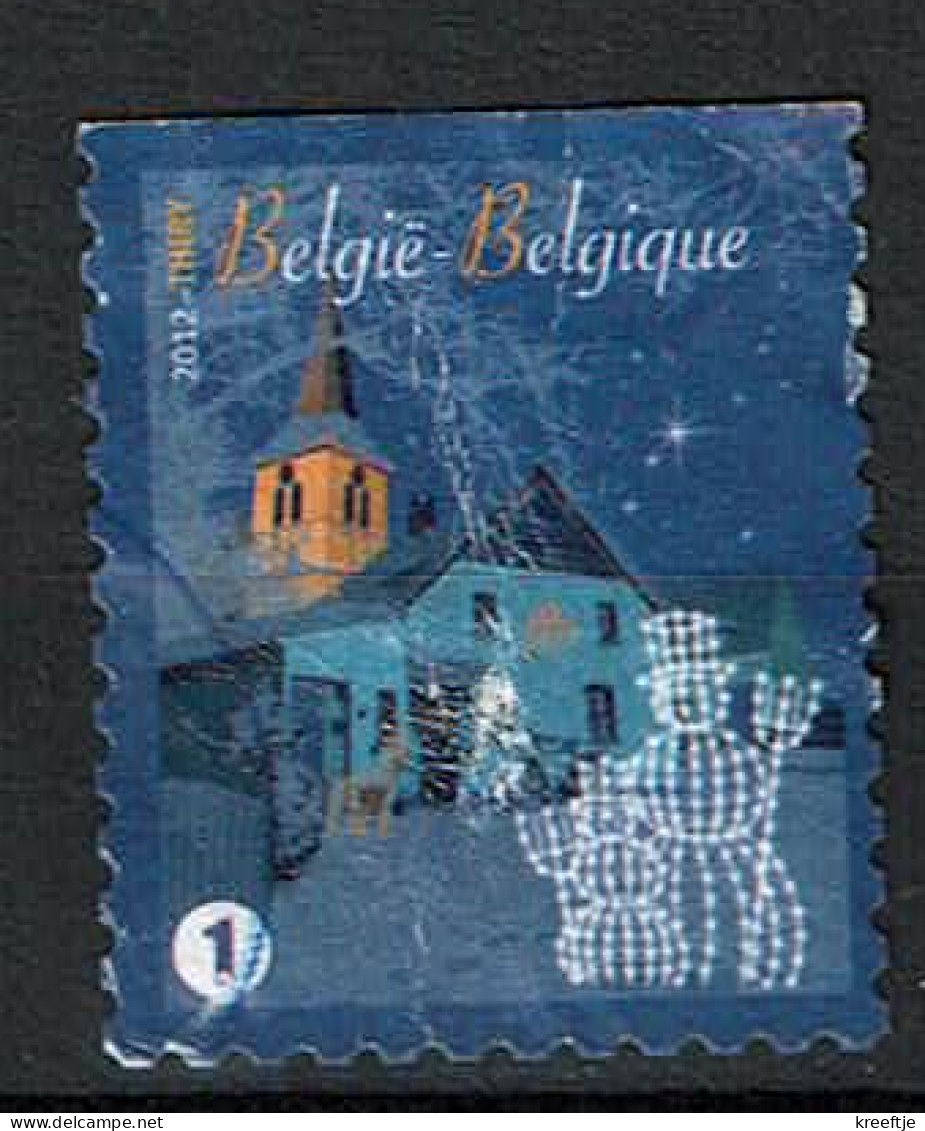 Kerstzegel Uit 2012 Boven Ongetand (OBP 4291 ) - Oblitérés