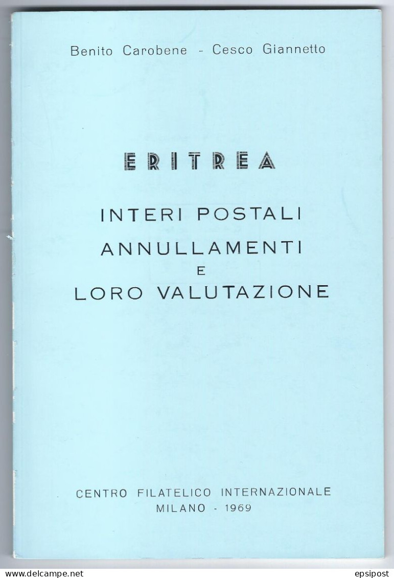 ERITREA Interi Postali, Annulamenti E Valutazione - Italien