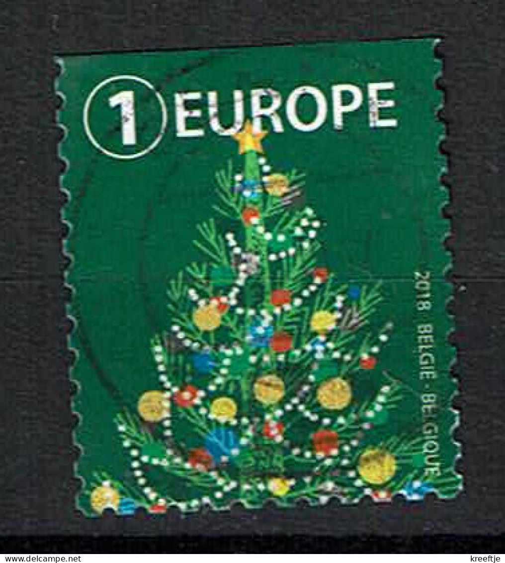 Kerstzegel Europa 2018, Boven Ongetand (OBP 4828 ) - Used Stamps