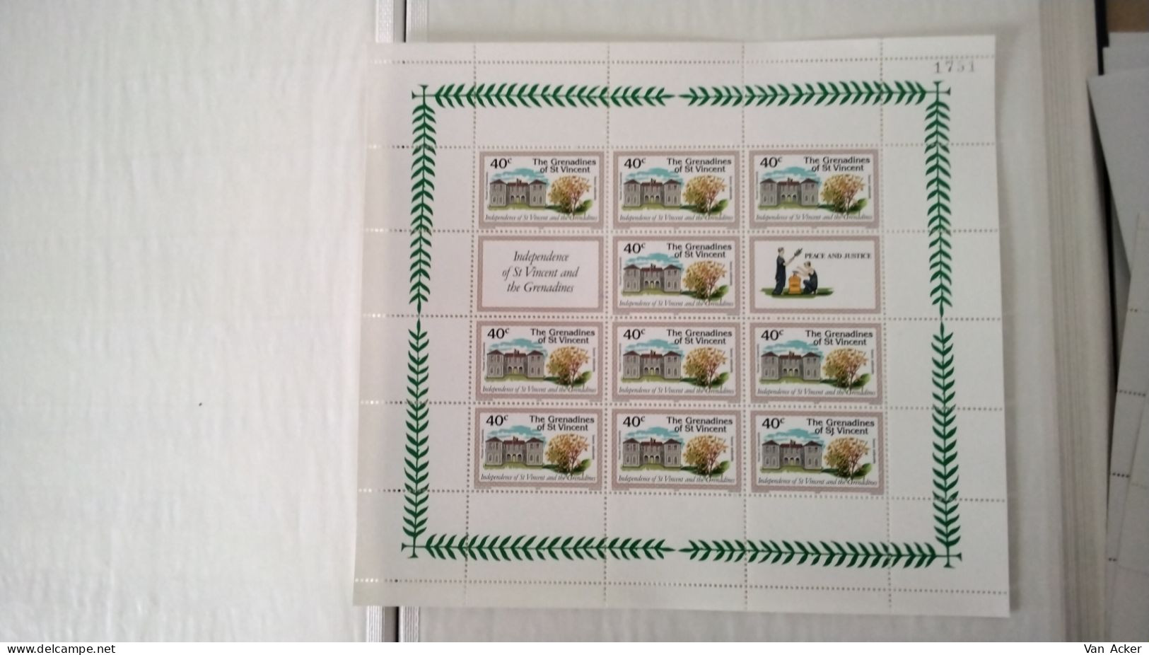 The Grenadines Of St.-Vincent  Y/T 172/174** Independance Day MNH. - St.Vincent Und Die Grenadinen