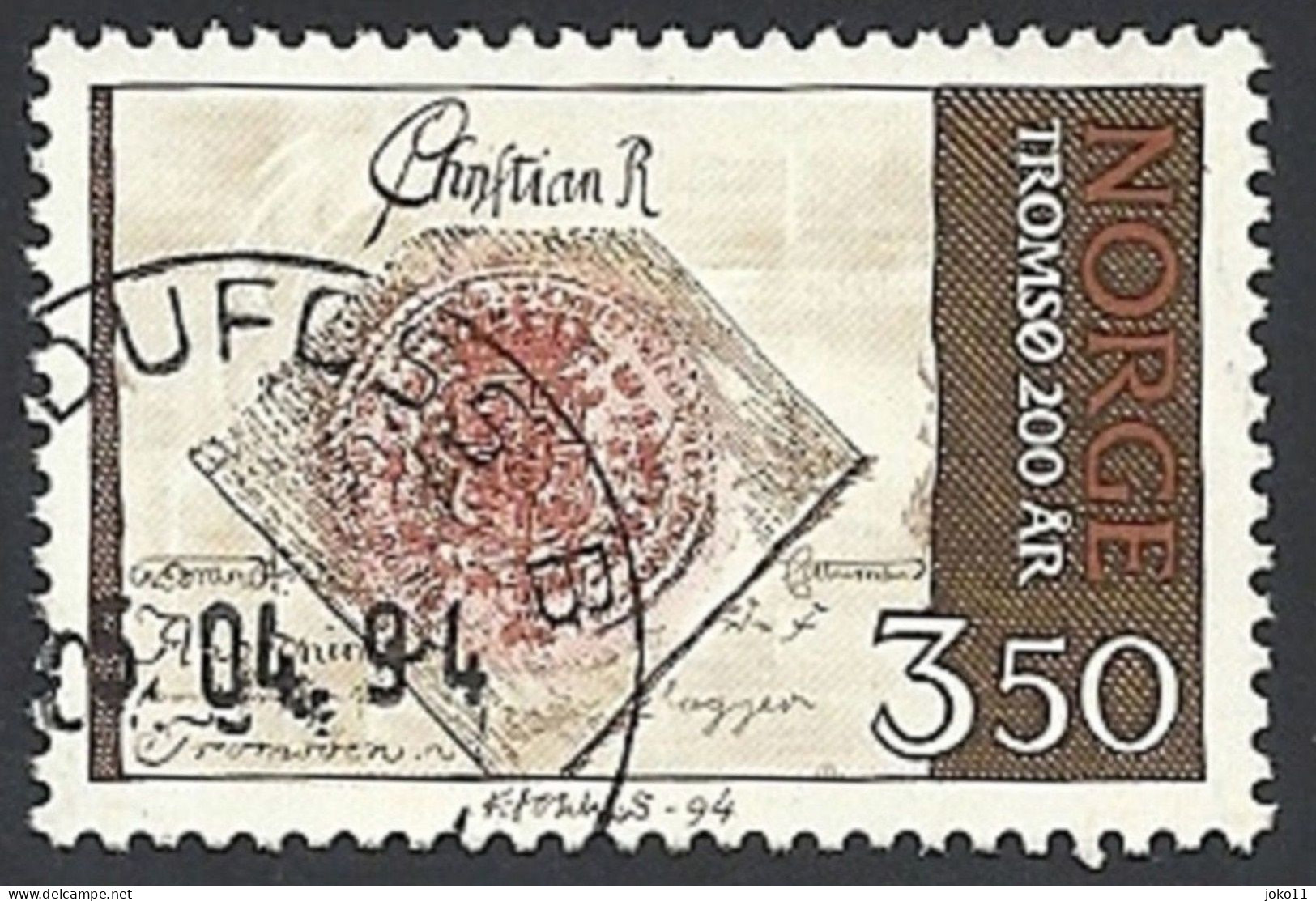 Norwegen, 1994, Mi.-Nr. 1154, Gestempelt - Used Stamps