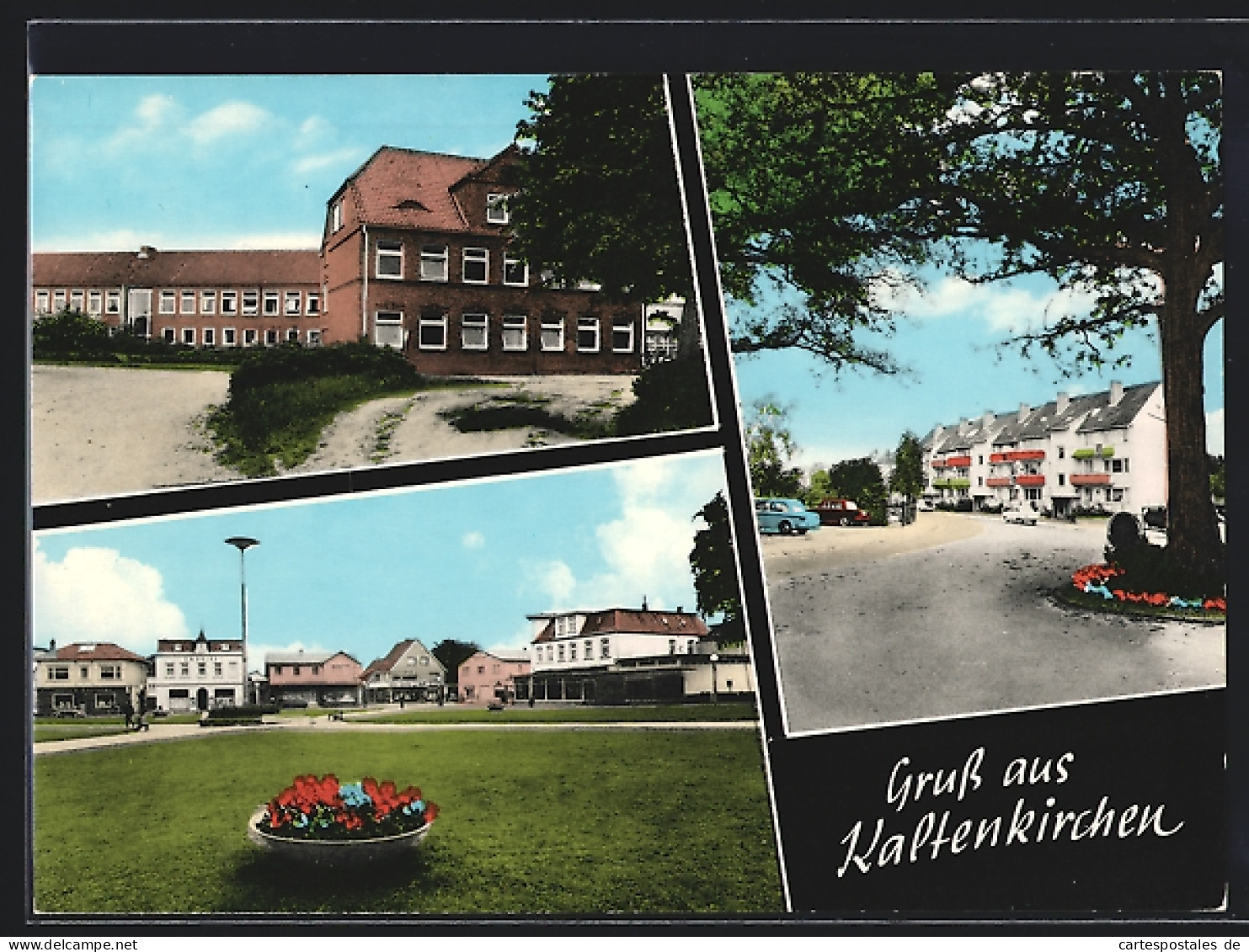 AK Kaltenkirchen, Gebäudeansicht, Strassenpartie, Ortspartie  - Kaltenkirchen