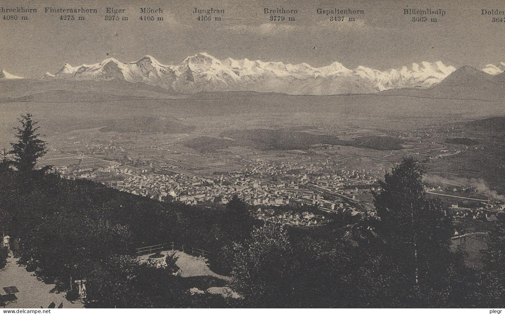 0-CHEBE 01 19 - BIEL VON MAGGLINGEN - BIENNE VUE DE MACOLIN - Bienne