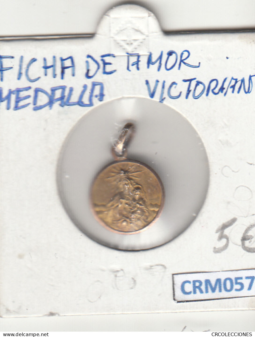 CRM0572 MEDALLA VICTORIANA FICGA DEL AMOR - Andere & Zonder Classificatie