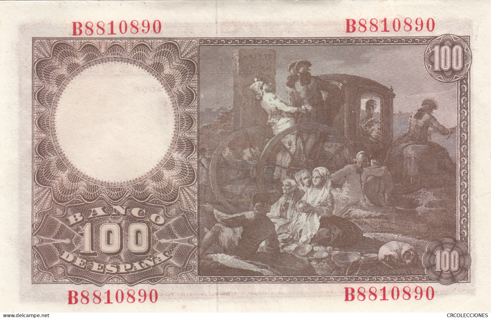 CRBS1138 BILLETE ESPAÑA 100 PESETAS 1948 SERIE B EBC - Autres & Non Classés