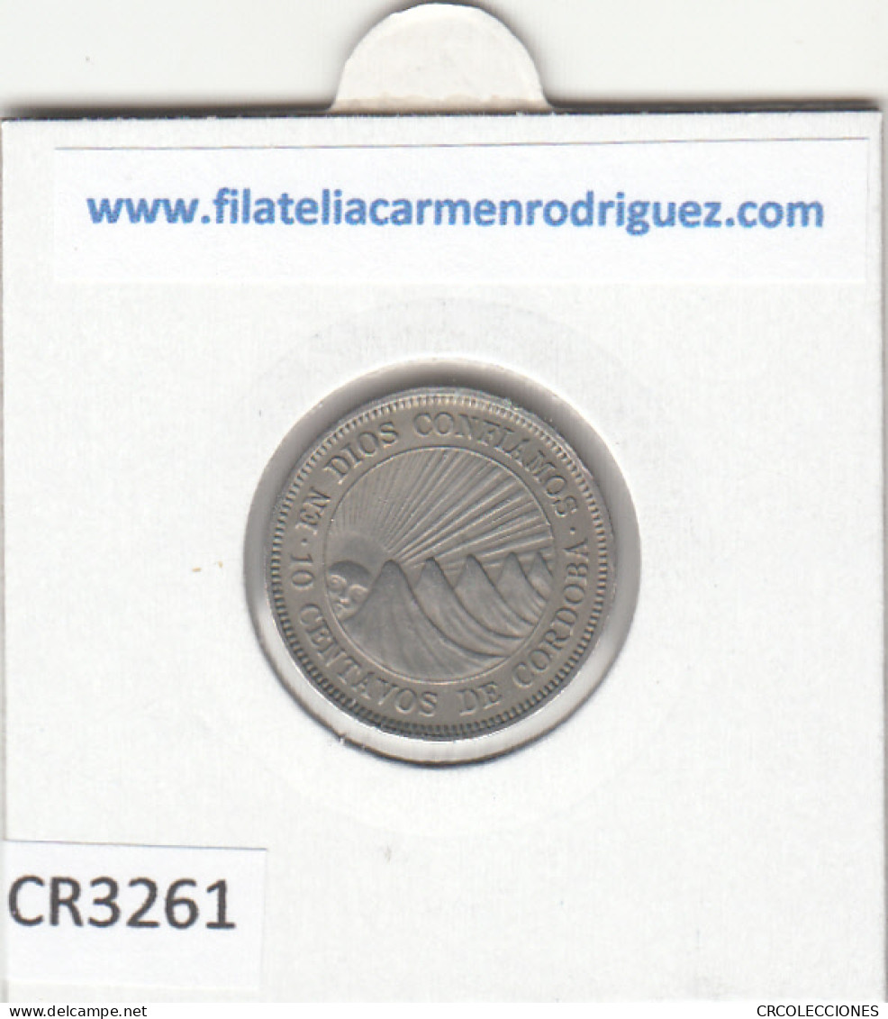 CR3261 MONEDA NICARAGUA 10 CENTAVOS DE CORDOBA 1965 MBC  - Otros – América