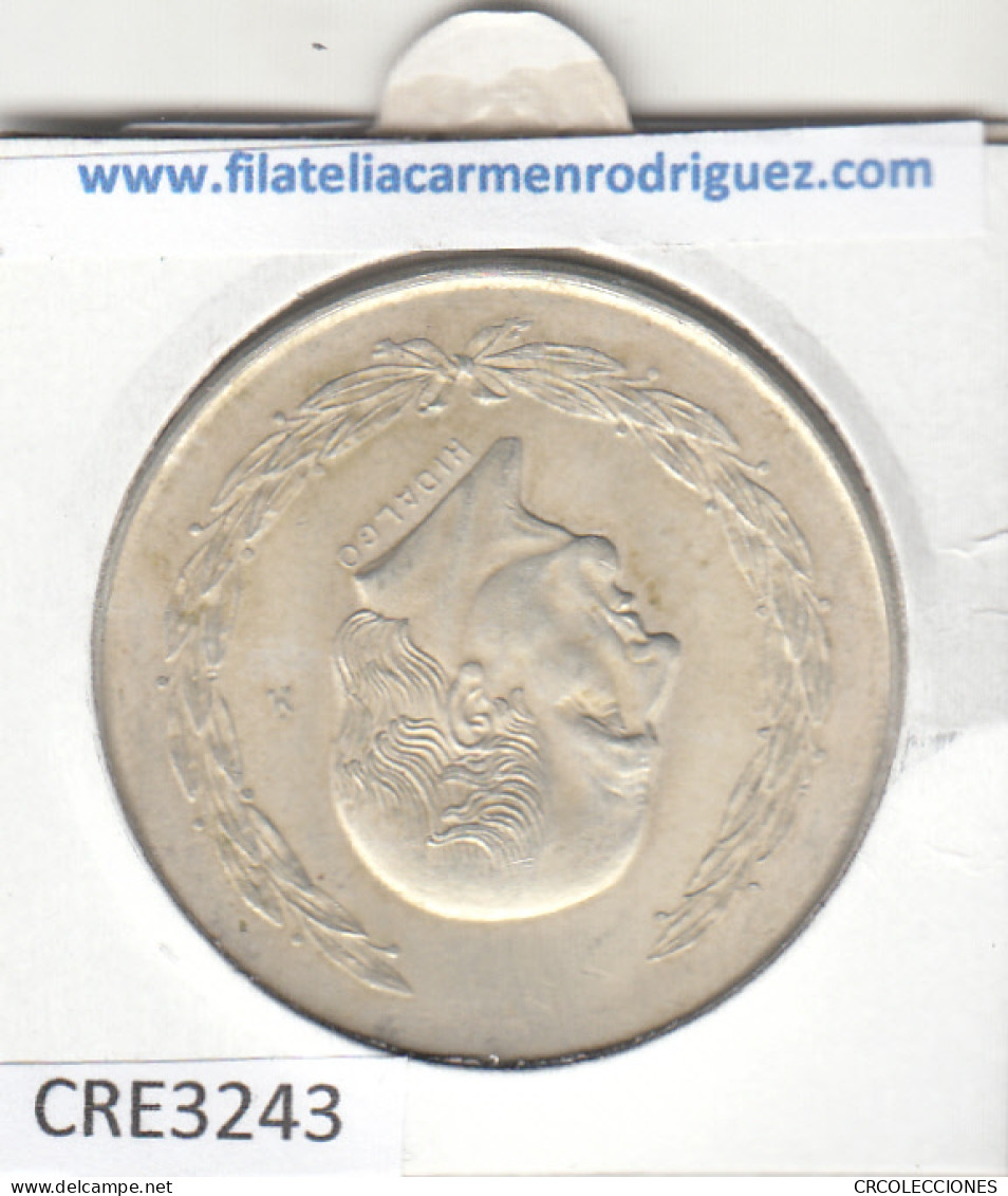 CR3243 MONEDA MEXICO 5 PESOS 1951 PLATA - Autres – Amérique